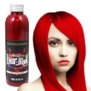 rubinově červená barva na vlasy hellfire red
