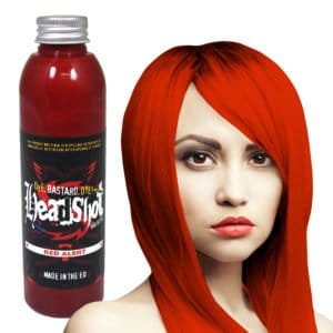 sytě červená barva na vlasy Red Alert