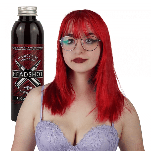 BloodBerry červená malinová barva na vlasy