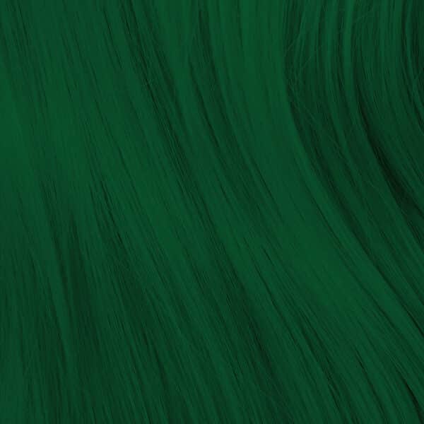 smaragdové tmavě zelené vlasy