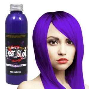 fialová barva na vlasy