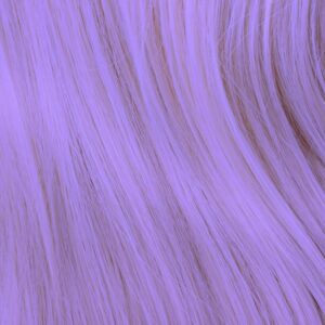 světle fialové vlasy