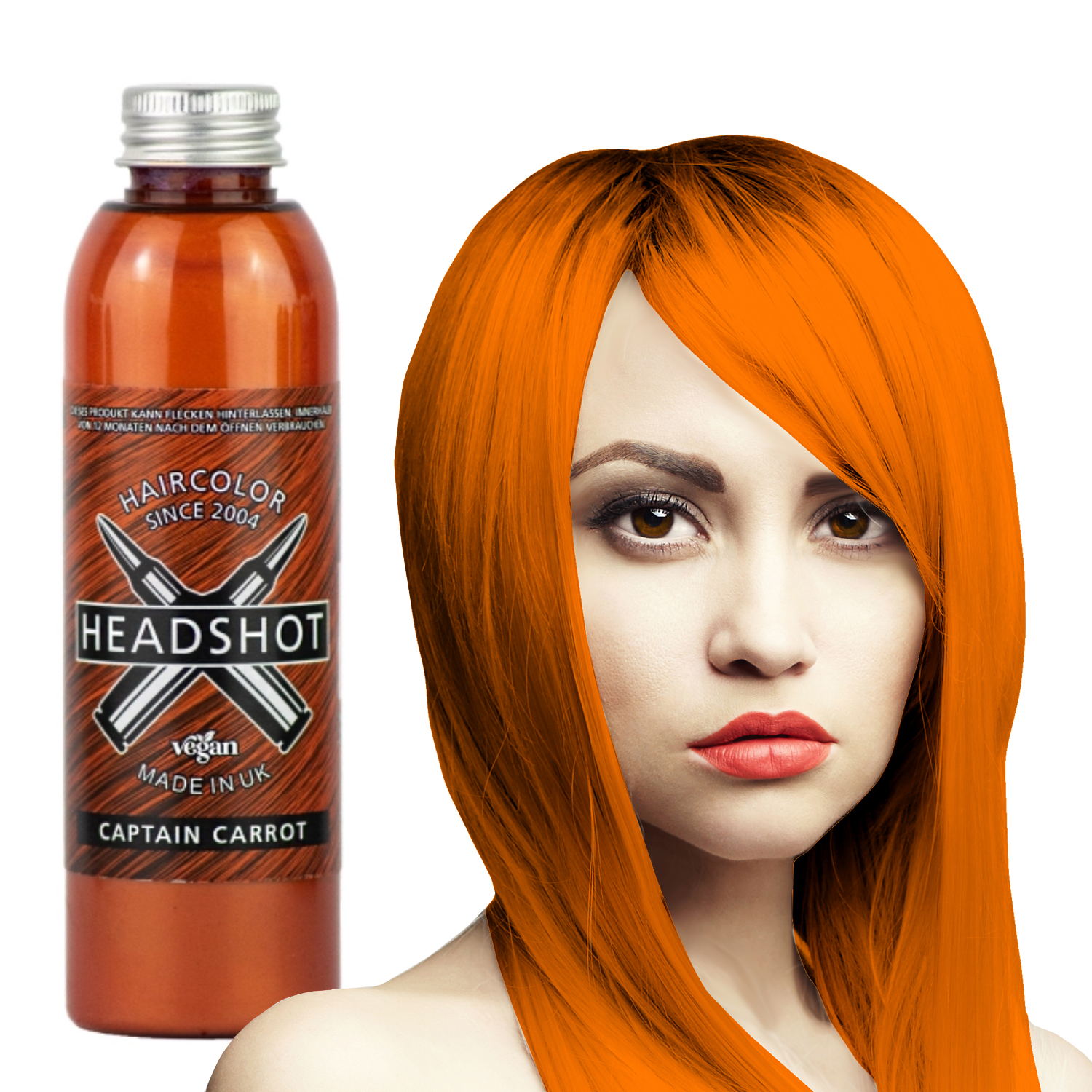 oranzova barva na vlasy