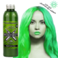 UV zelená barva na vlasy